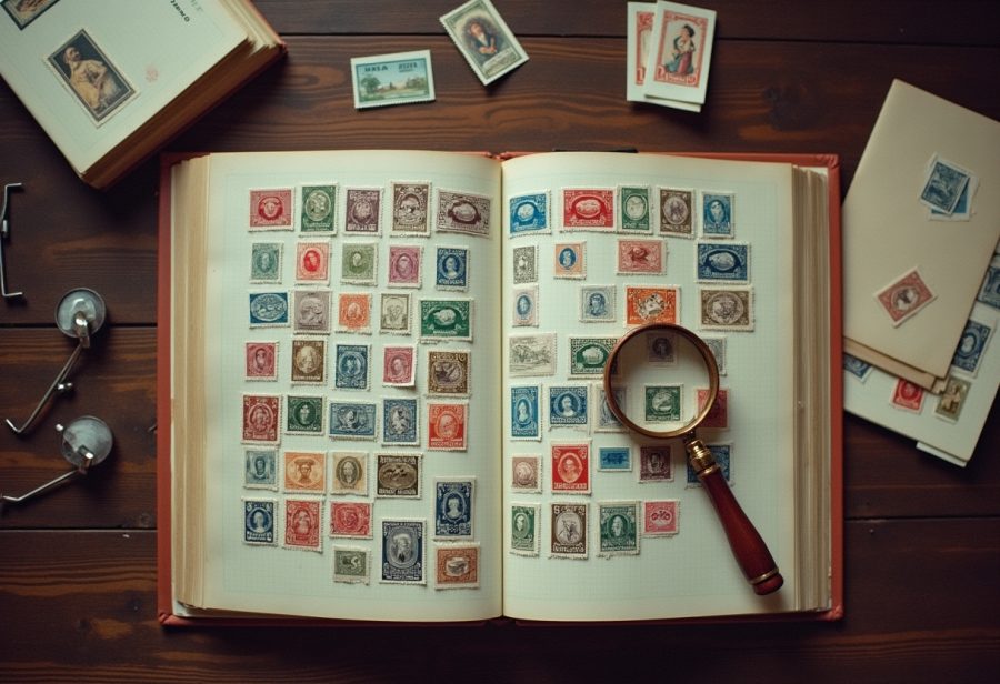 Stamp collecting featured